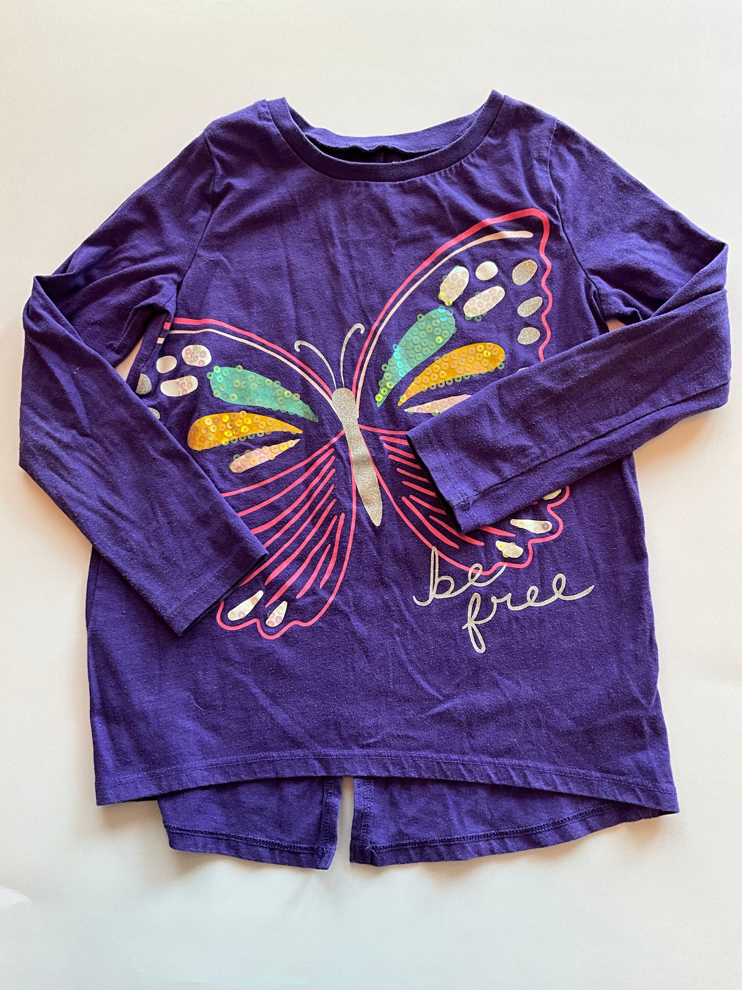 Be Free Butterfly Long Sleeve Shirt