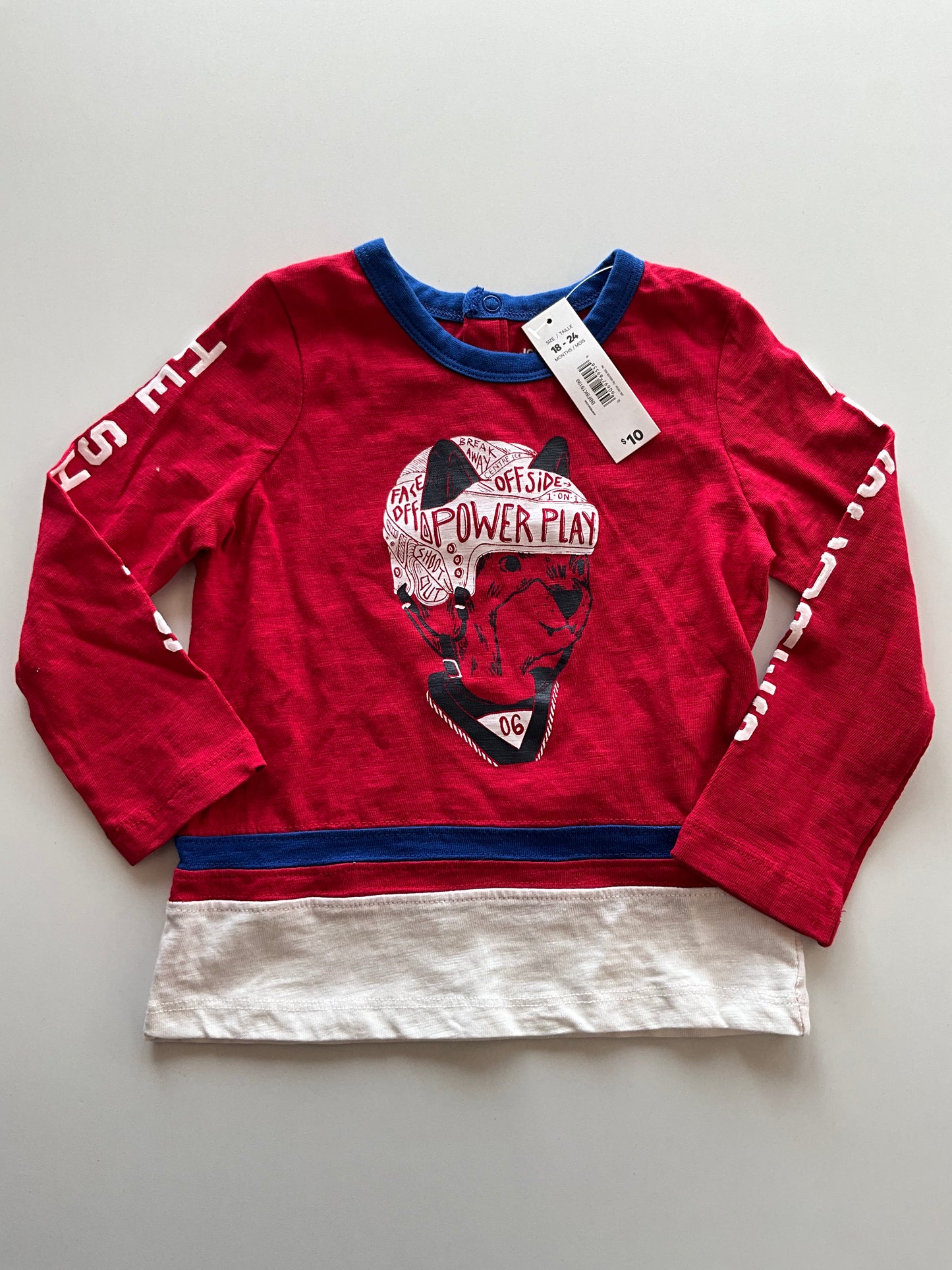 BNWT Hockey Long Sleeve