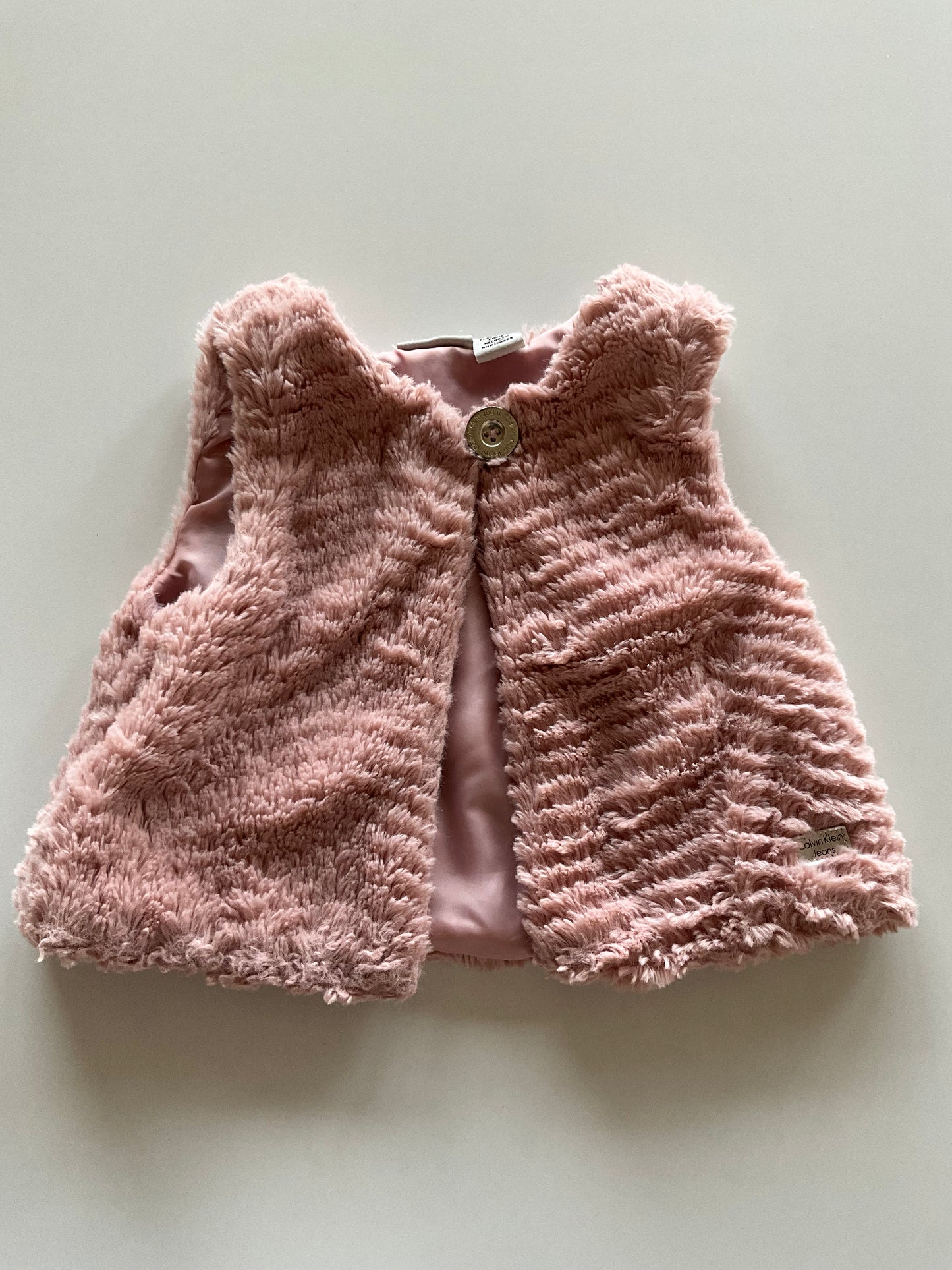Fuzzy Pink Vest