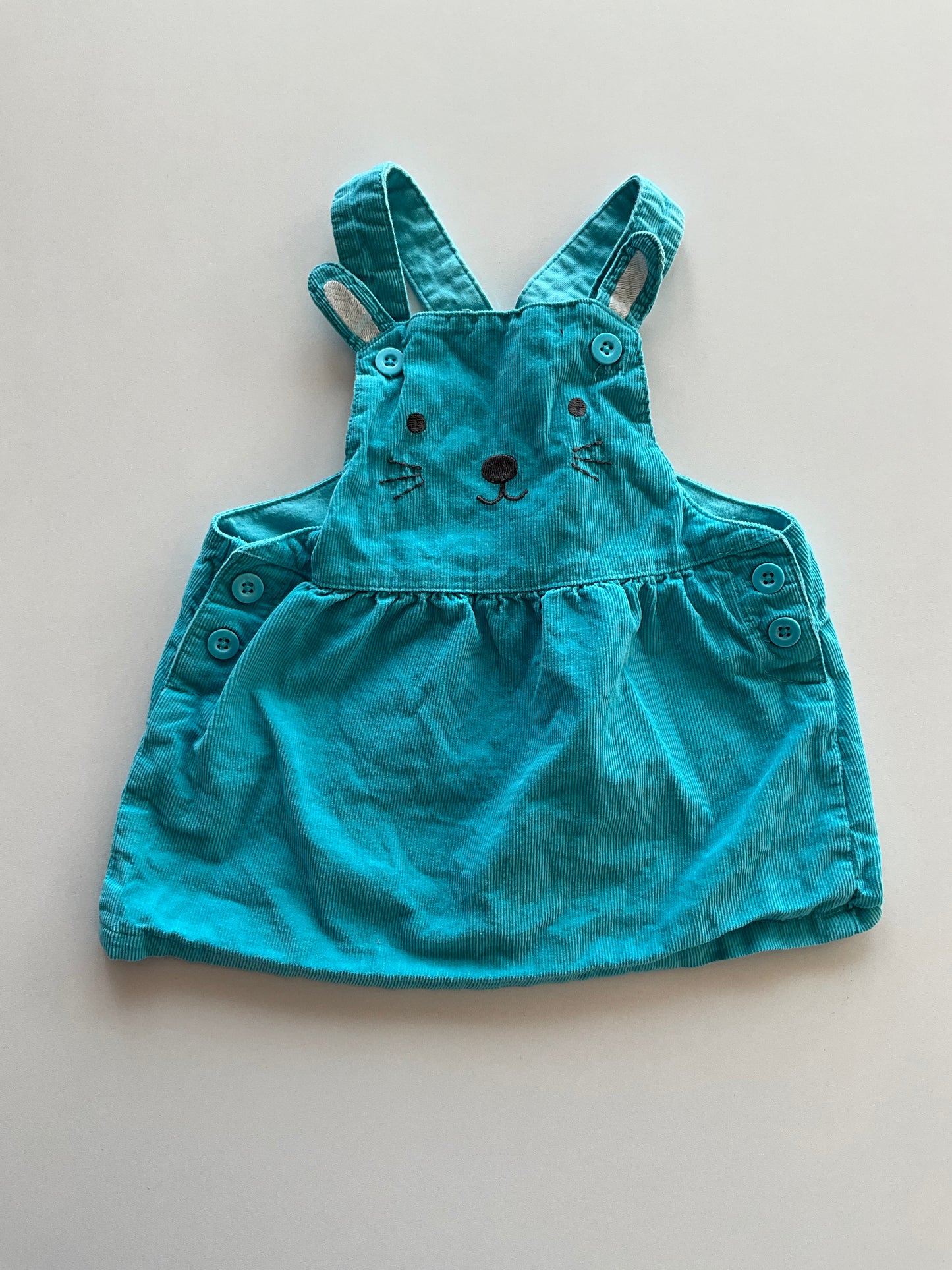Corduroy Blue Bunny Skirt