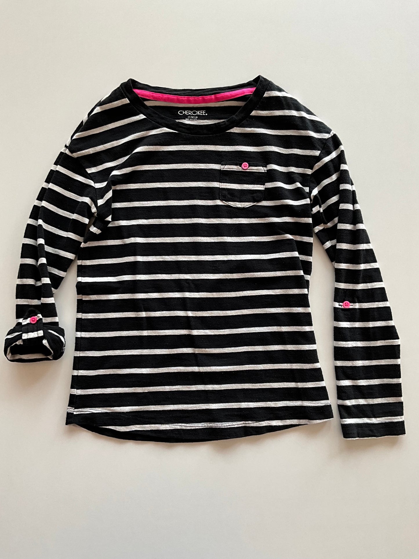 Black & White Striped Long Sleeve