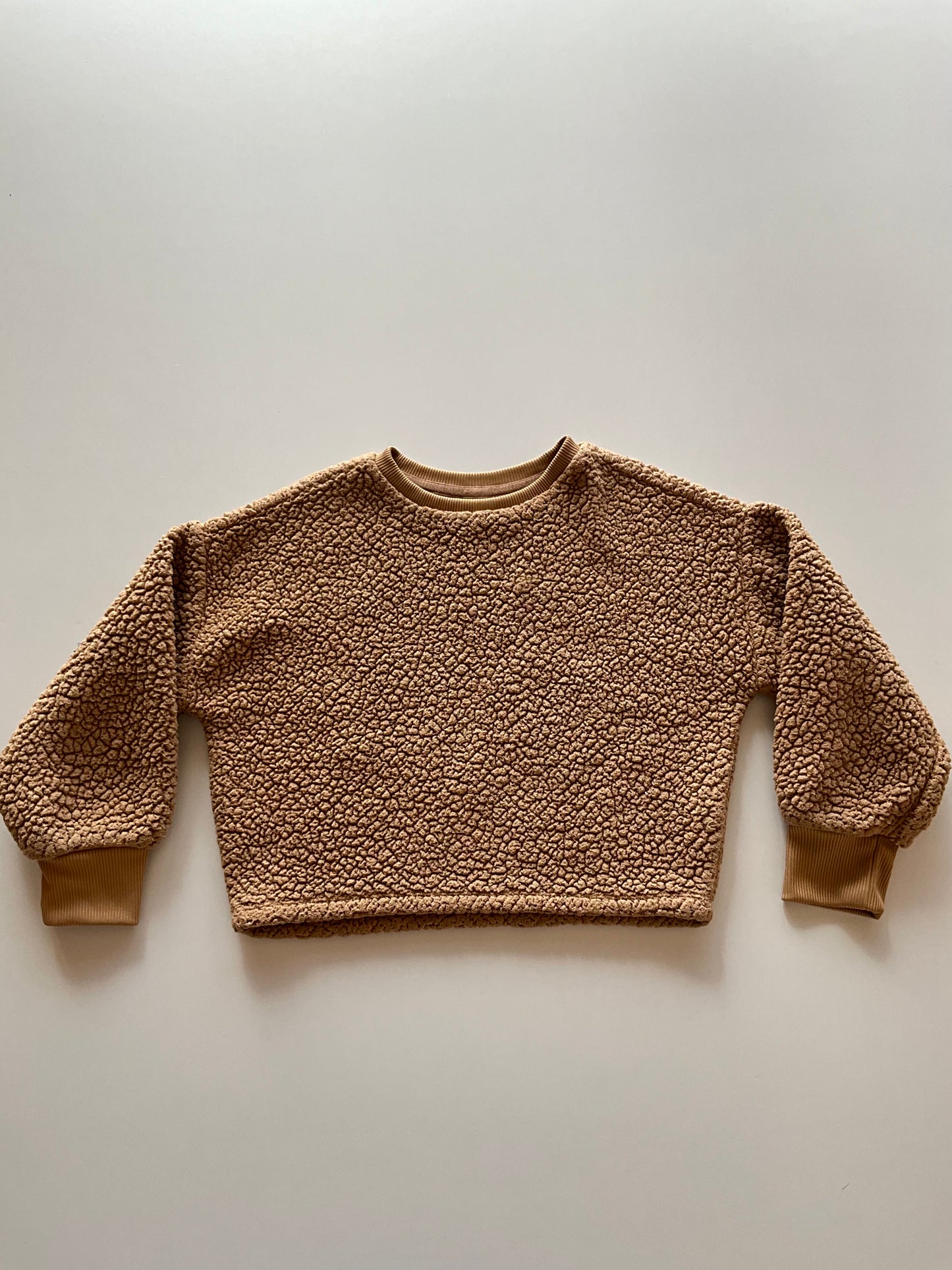 Cropped Teddy Sweater