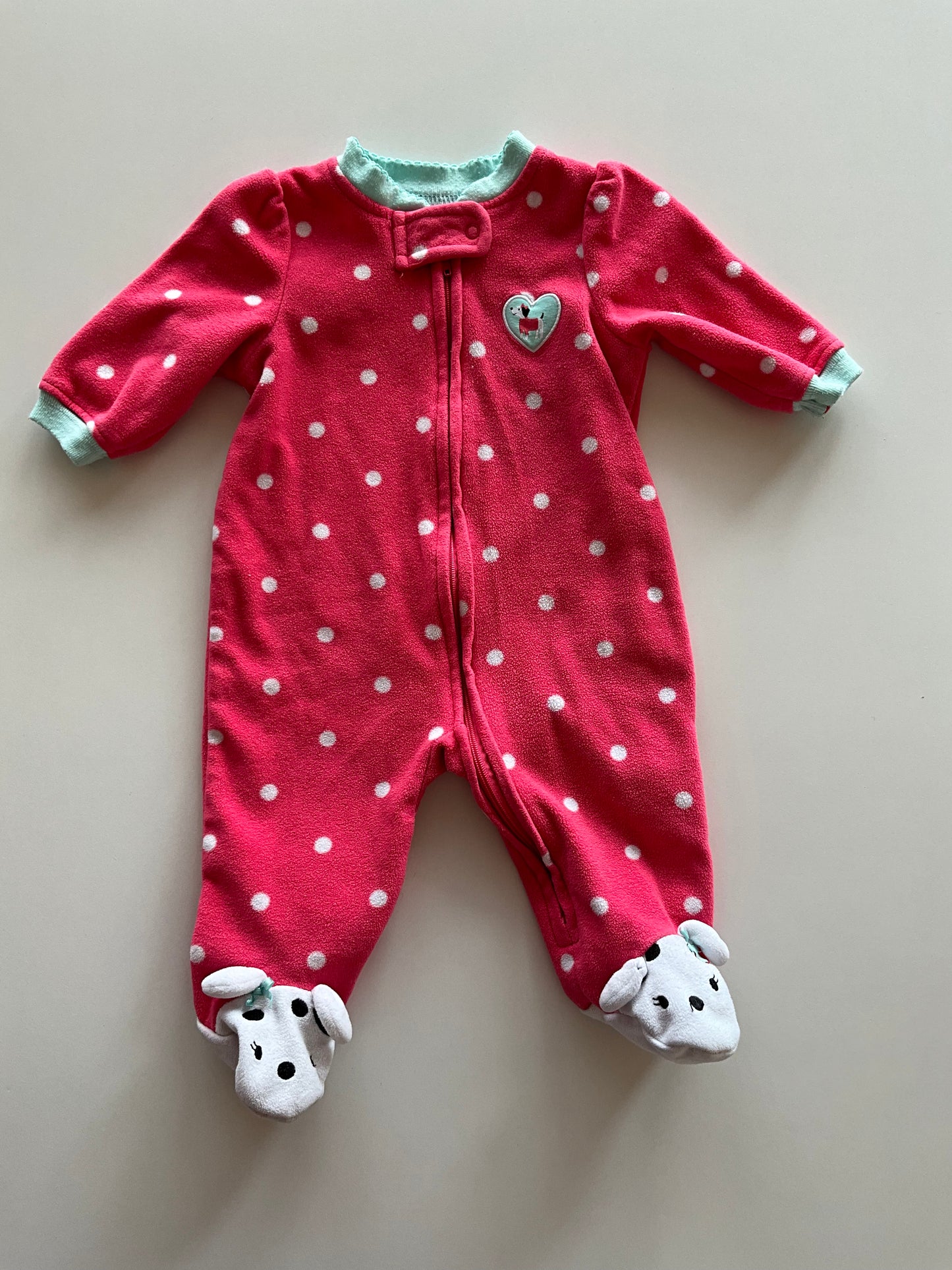 Pink Fleece Dog Sleeper