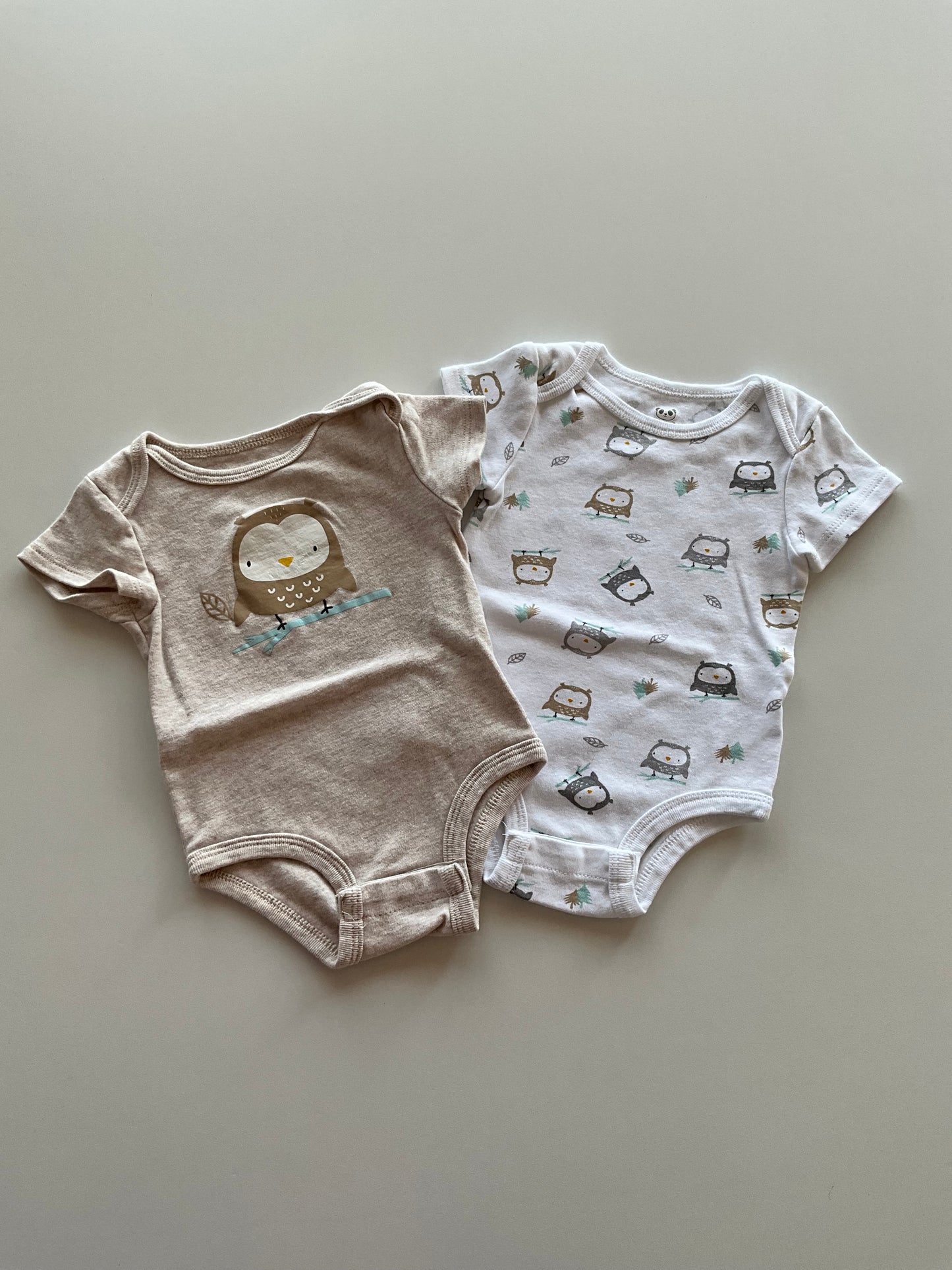 2pc Owl Onesie Set