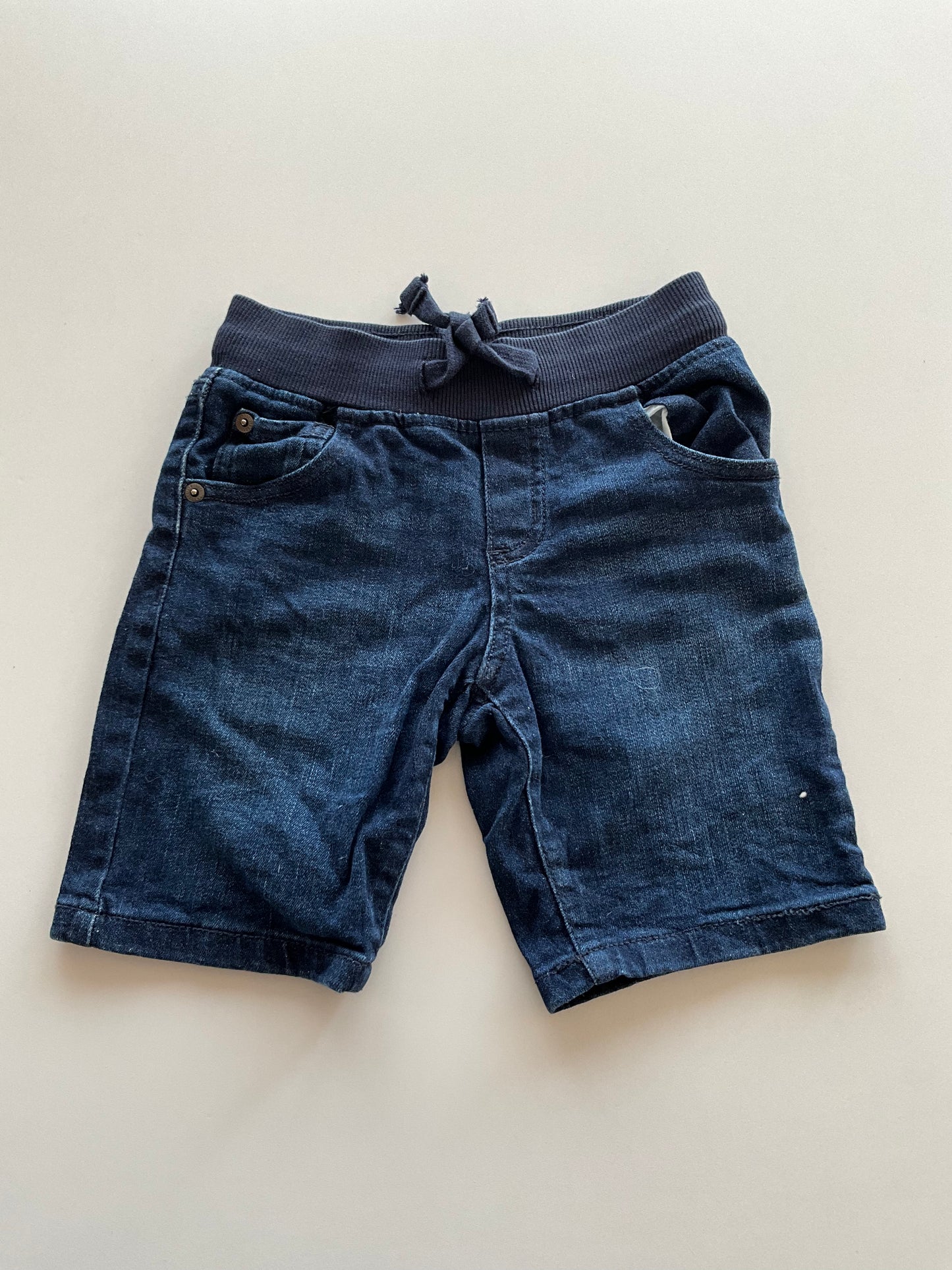Denim Shorts with Jogger Waist