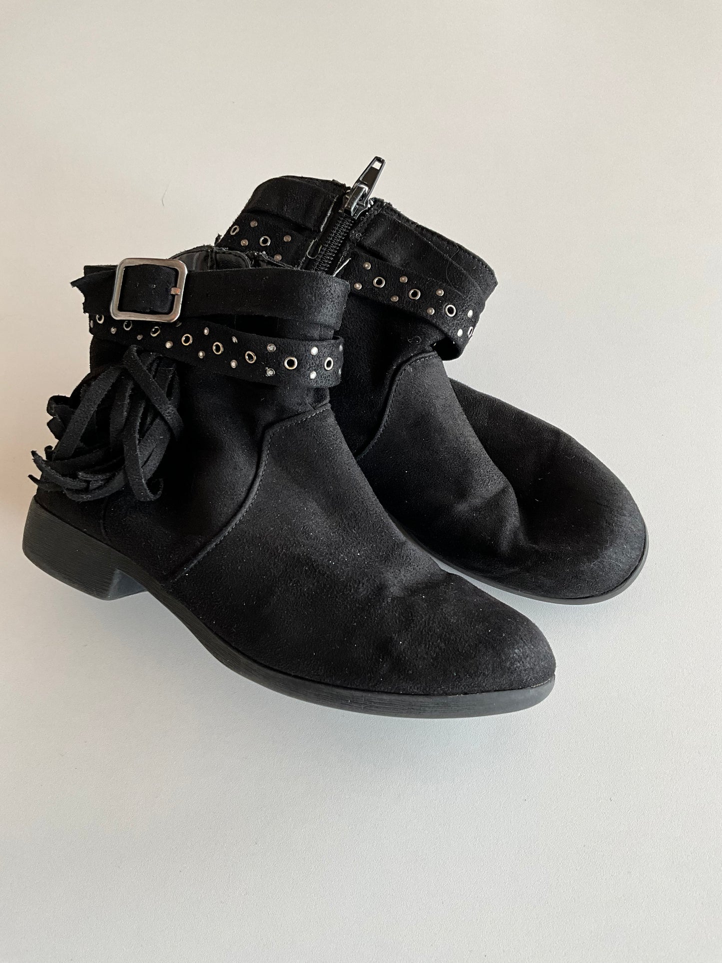 Black Ankle Booties - size 1.5