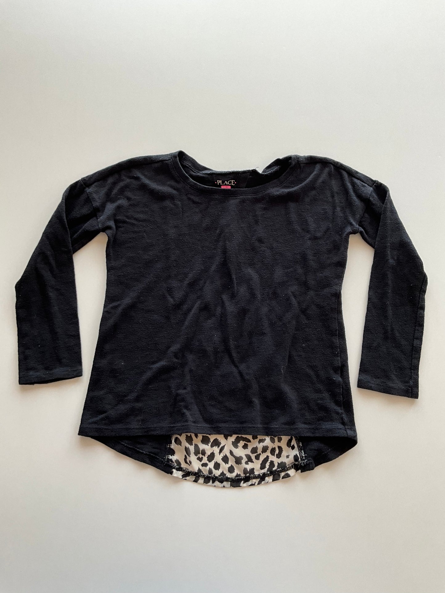 Cheetah Back Black Shirt