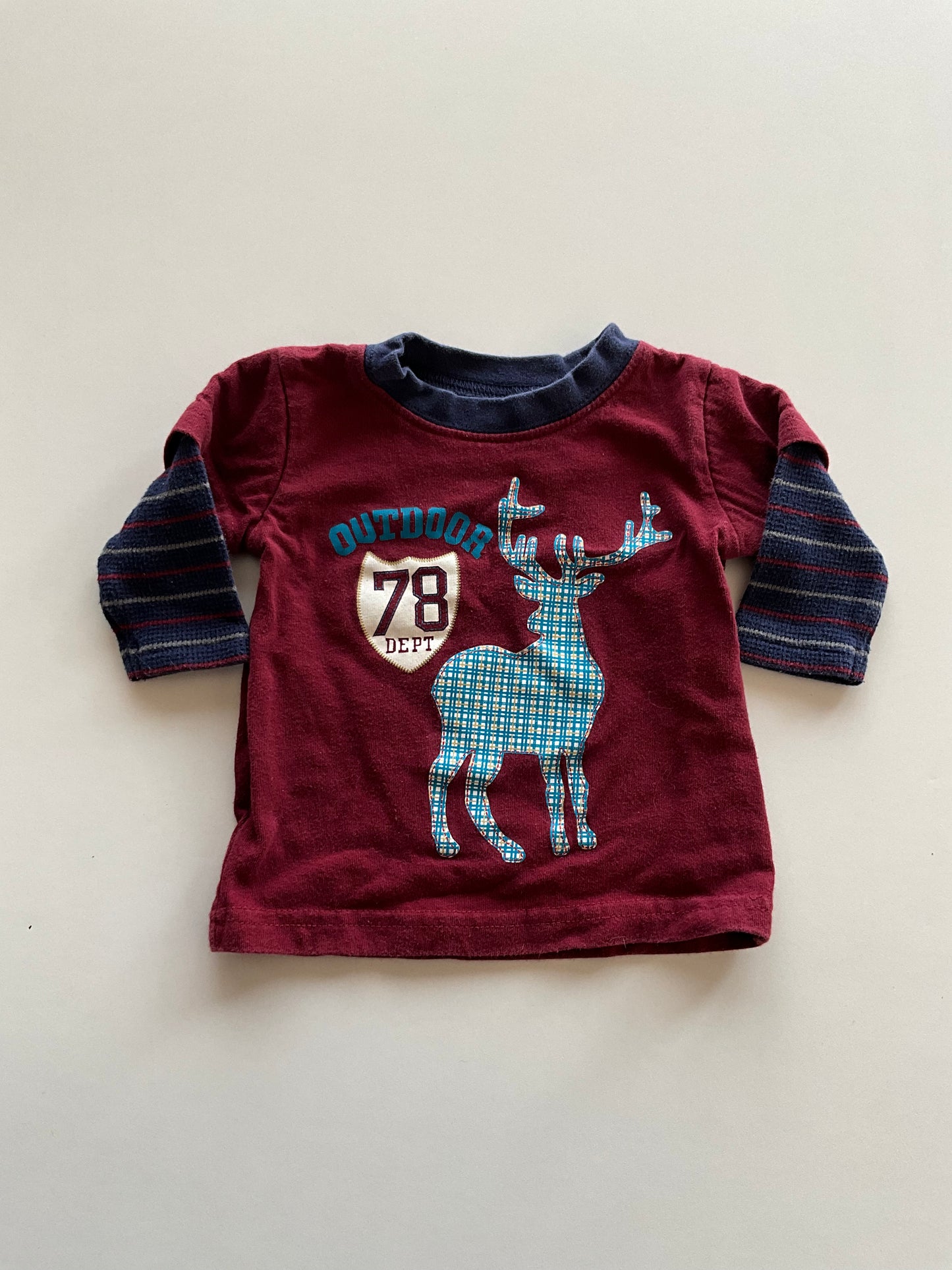 Burgundy Long Sleeve Shirt