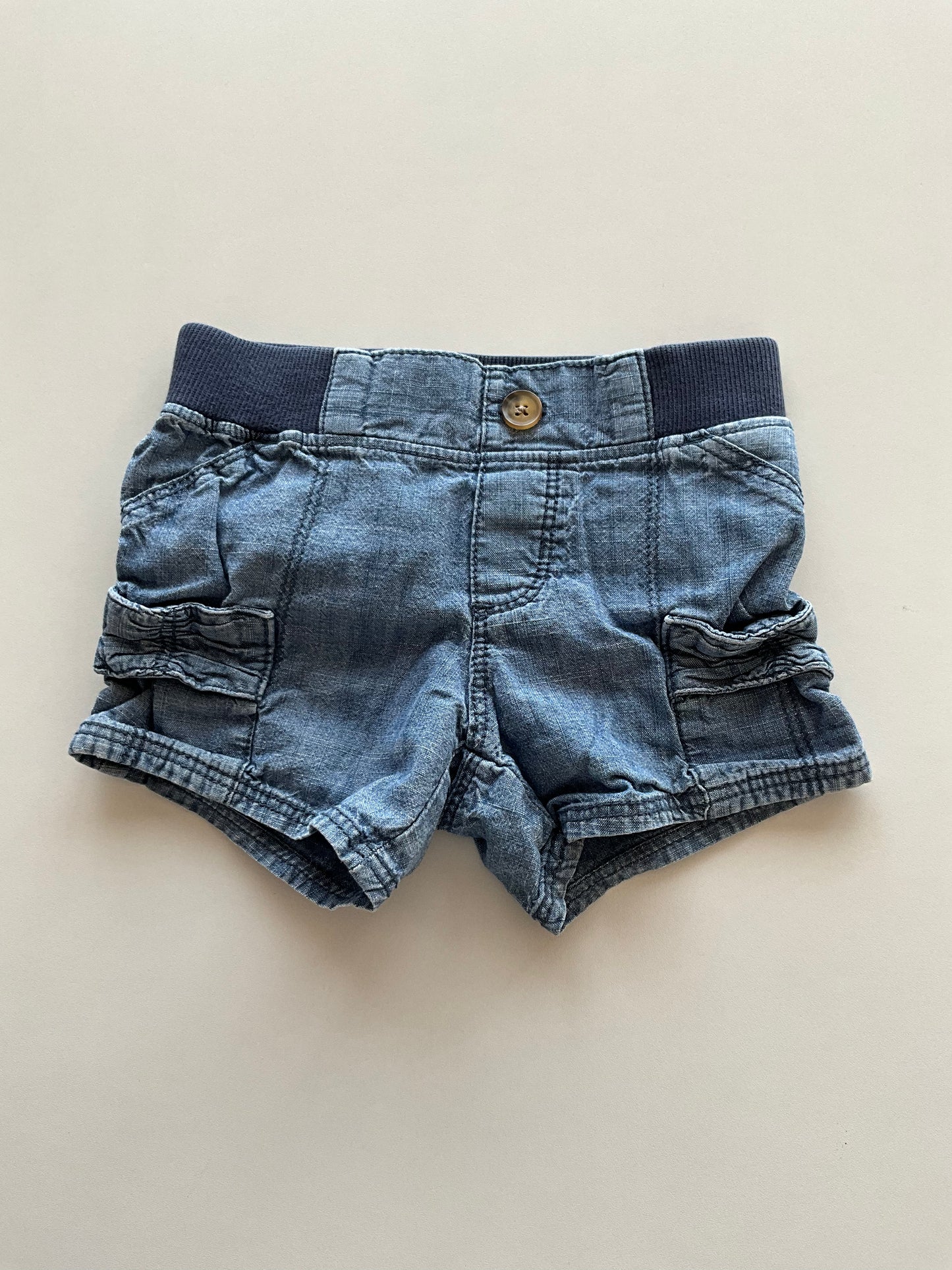 Chambray Shorts