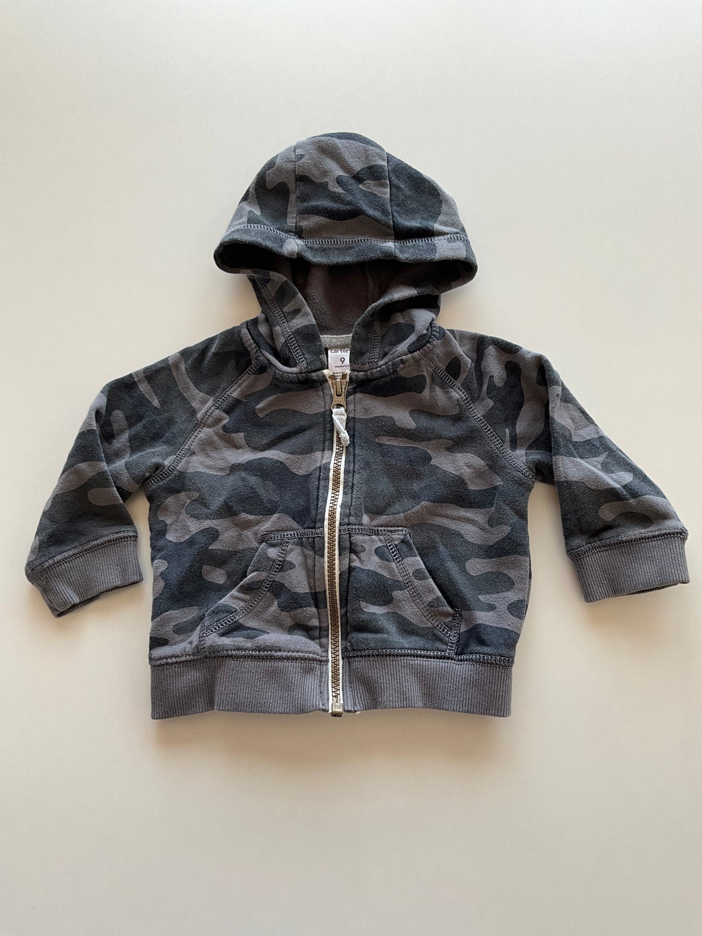 Camo Zip Up Hoodie