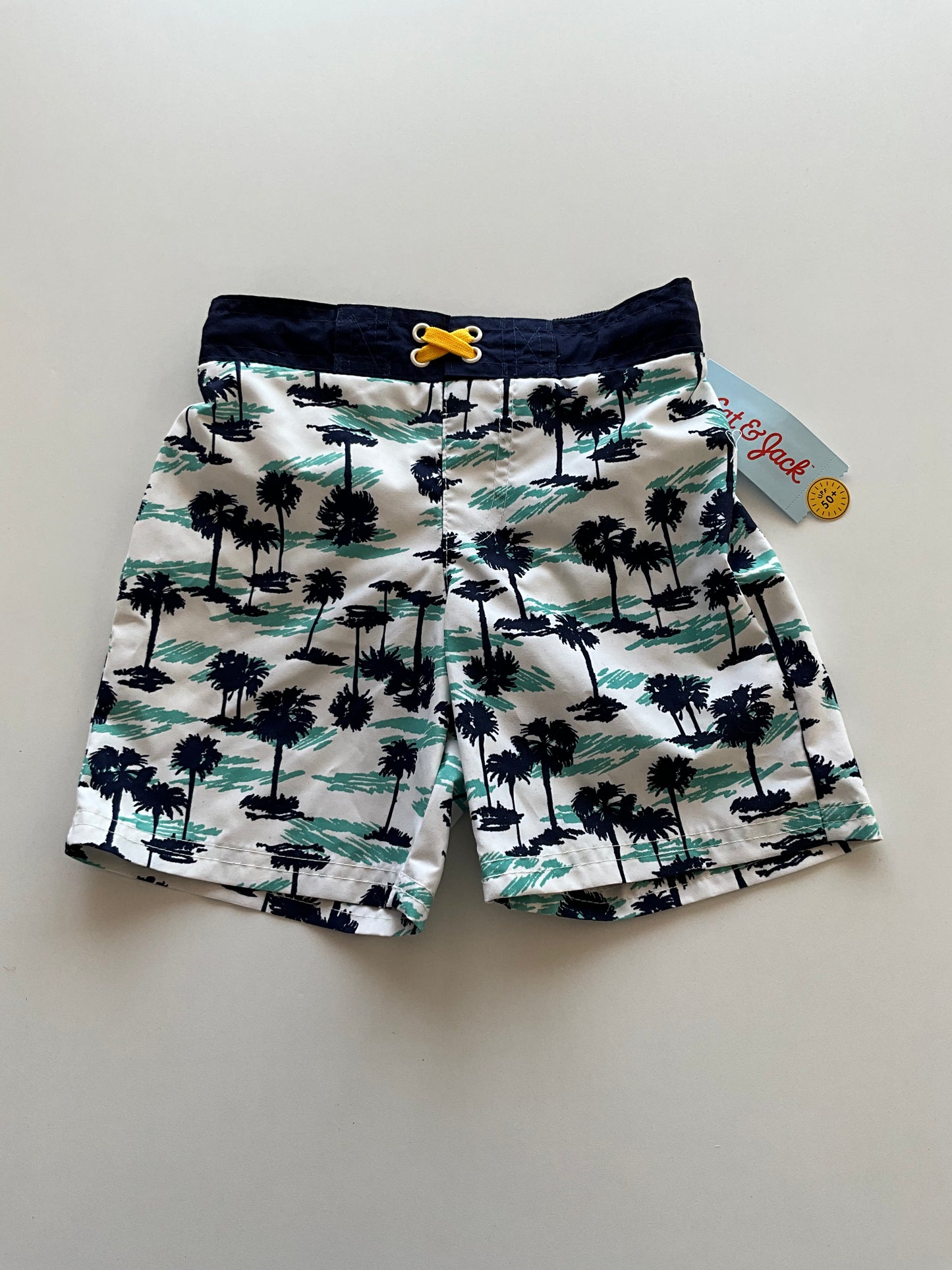 BNWT Palm Tree Swim Trunks