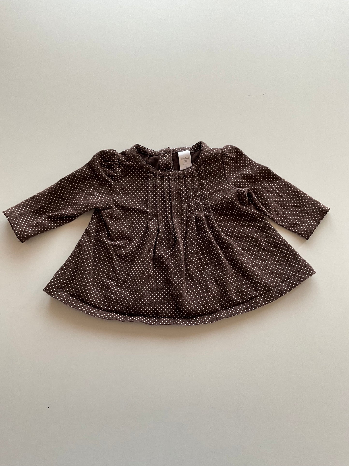 Brown Polka Dot Shirt