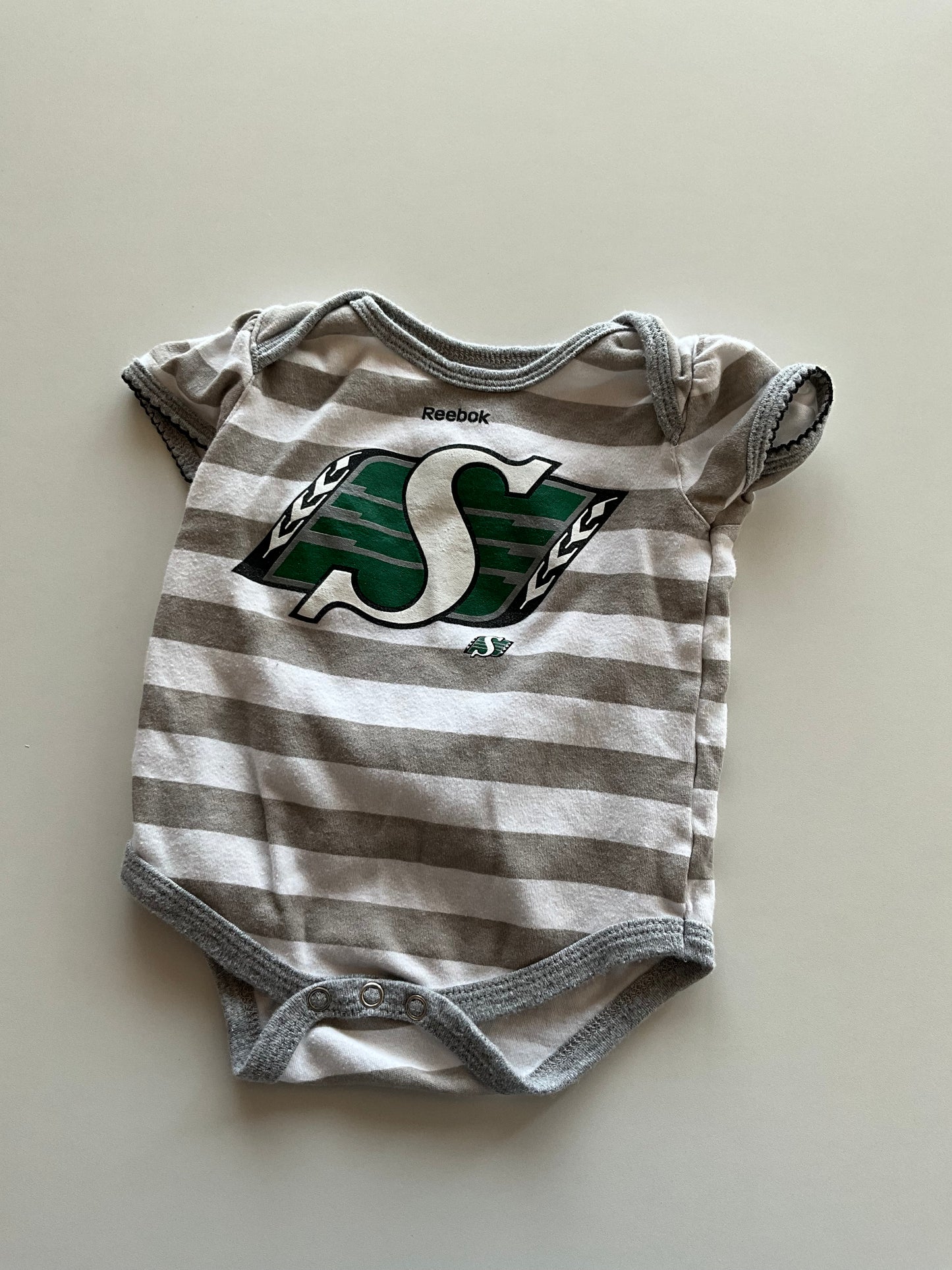Striped Roughriders Onesie