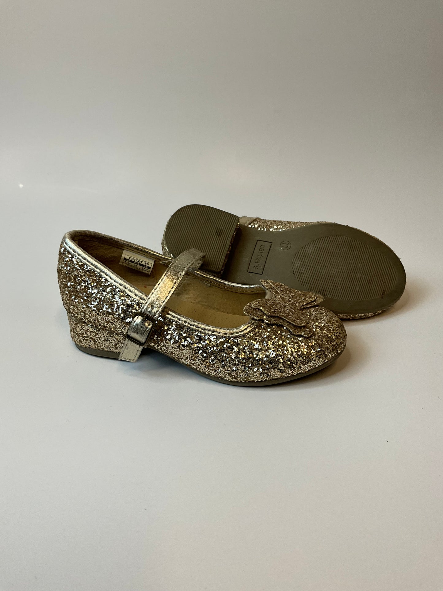 Glitter Gold Heels - size 11
