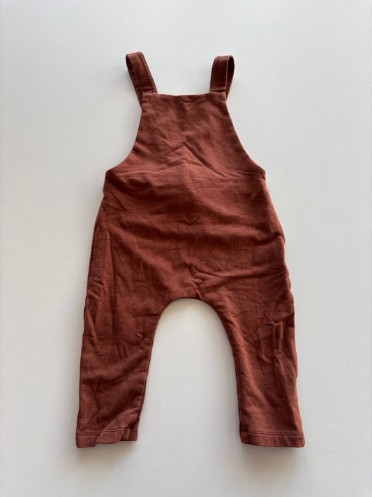 Brown Overalls Romper