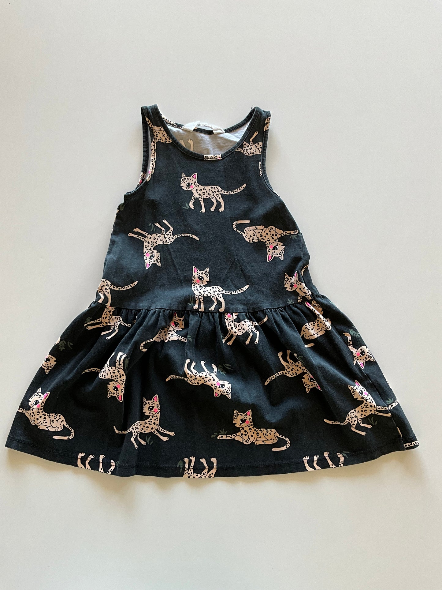 Black Leopard Dress