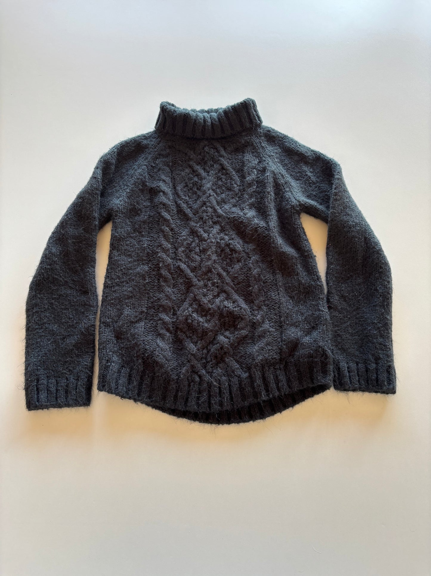 Black Cableknit Sweater