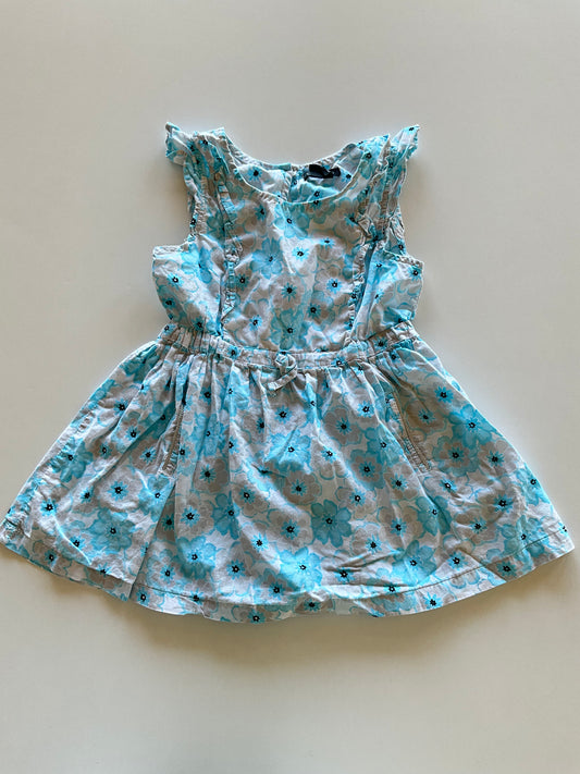 Blue & Grey Floral Tunic