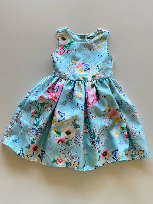 Blue Butterfly Party Dress