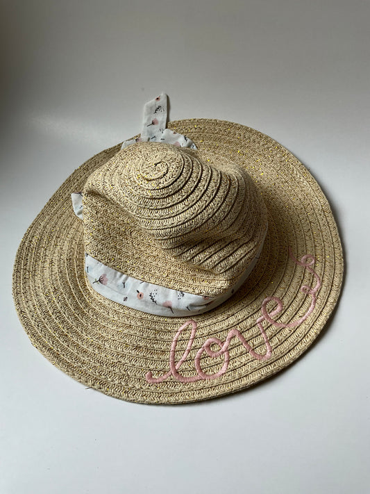 Straw Love Hat