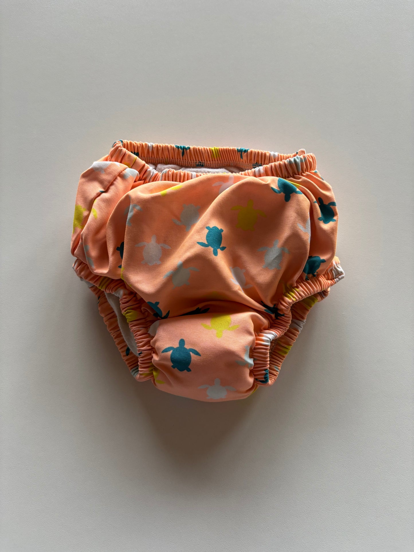 Orange Turtle Swim Diaper