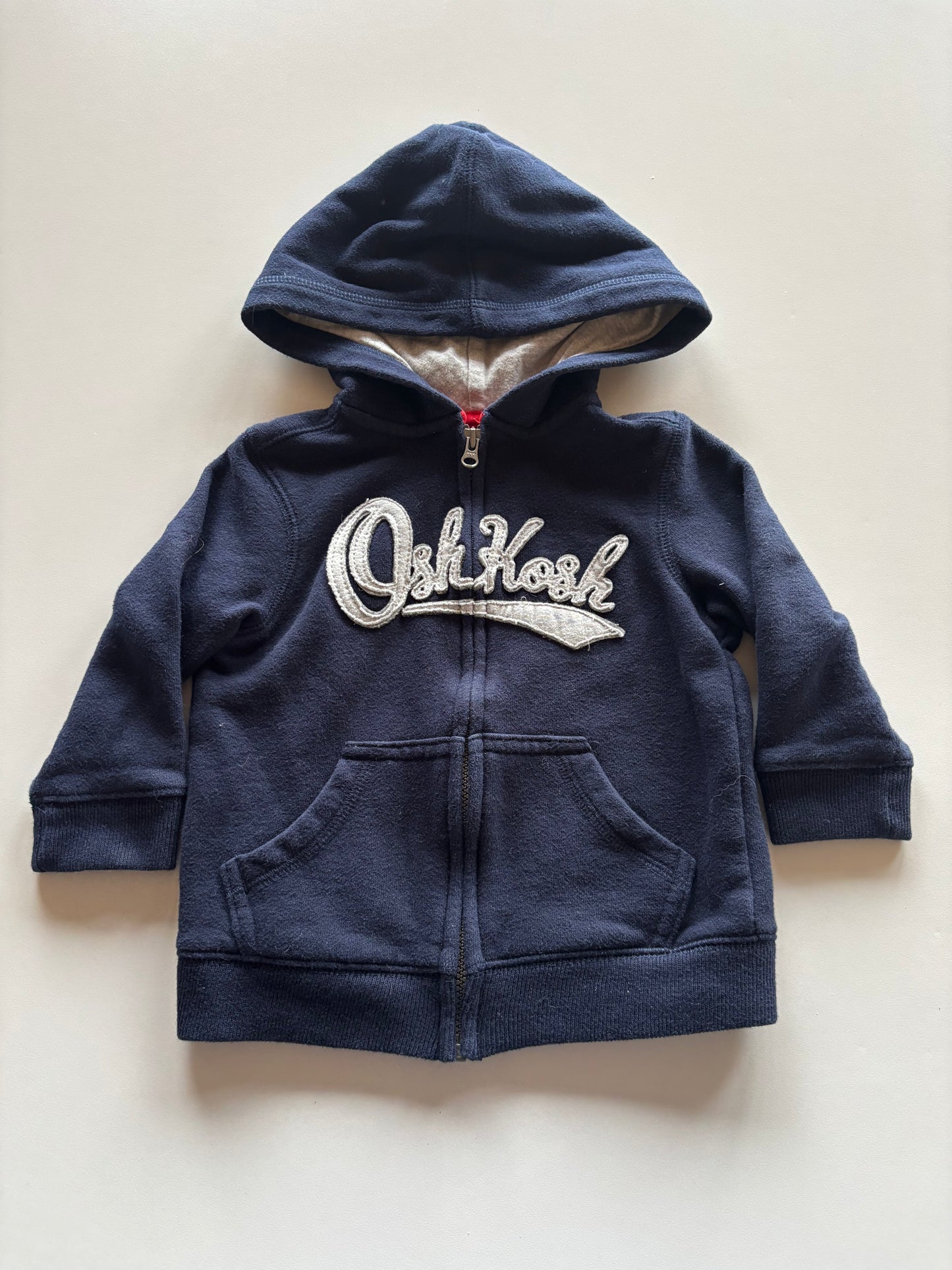 Navy OshKosh Zip Up Hoodie