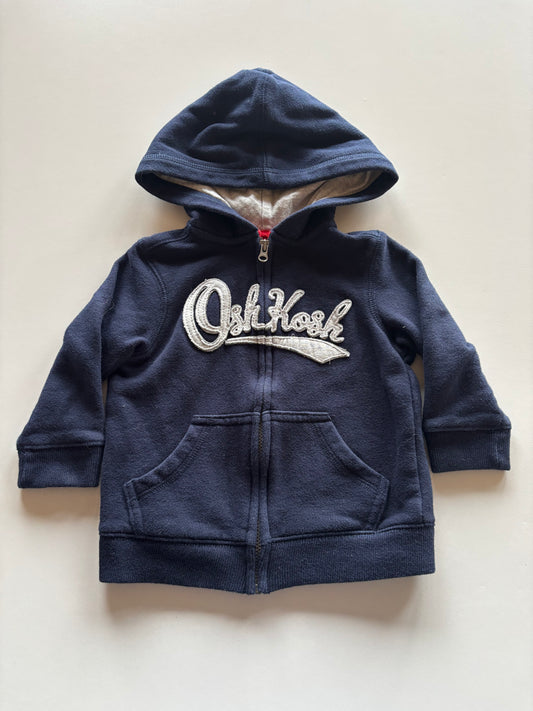 Navy OshKosh Zip Up Hoodie