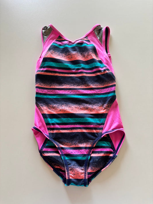 Ivivva Pink Striped Bodysuit