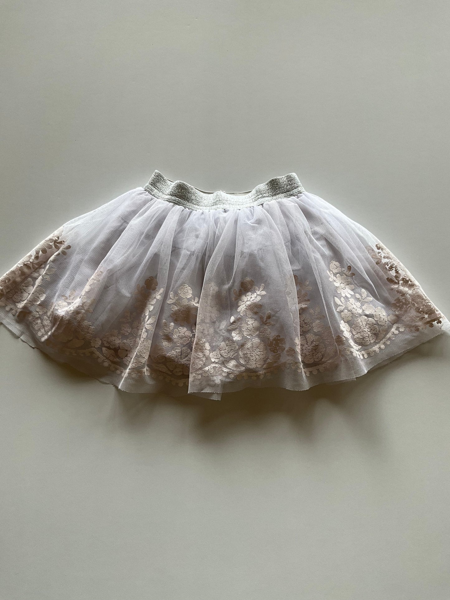 White Tulle Skort