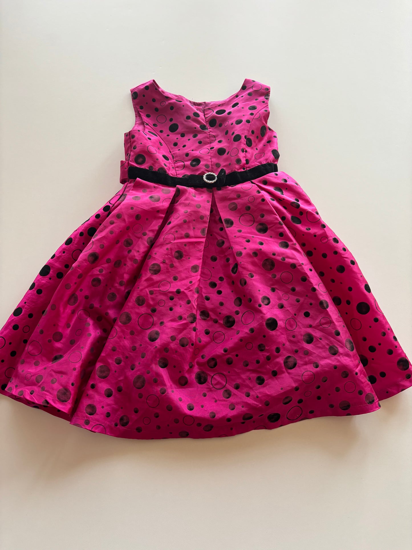 Pink Polka Dot Party Dress