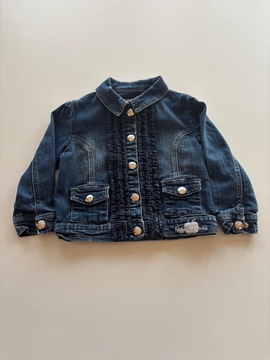 Ruffled Denim Jacket