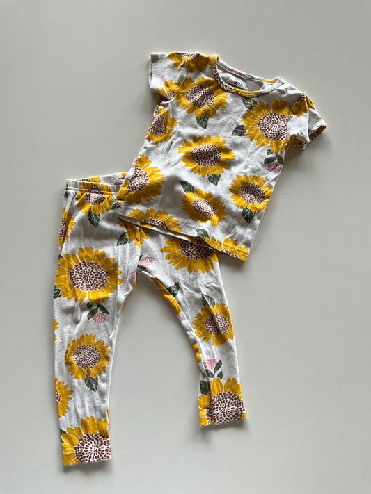 2pc Sunflower Pajamas