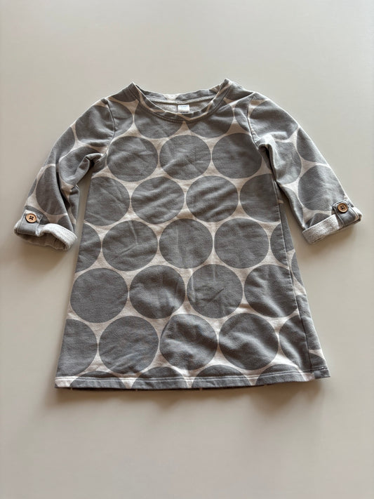 Grey Polka Dot Dress