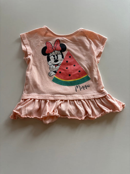Pink Minnie Watermelon Tee