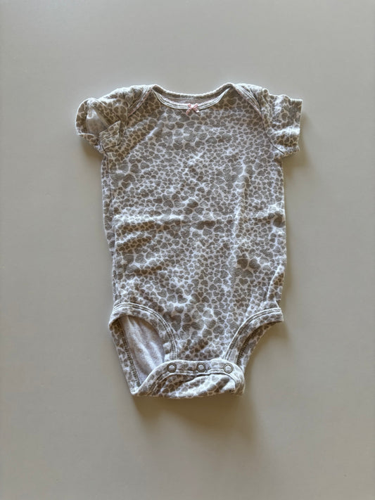Taupe Heart Onesie