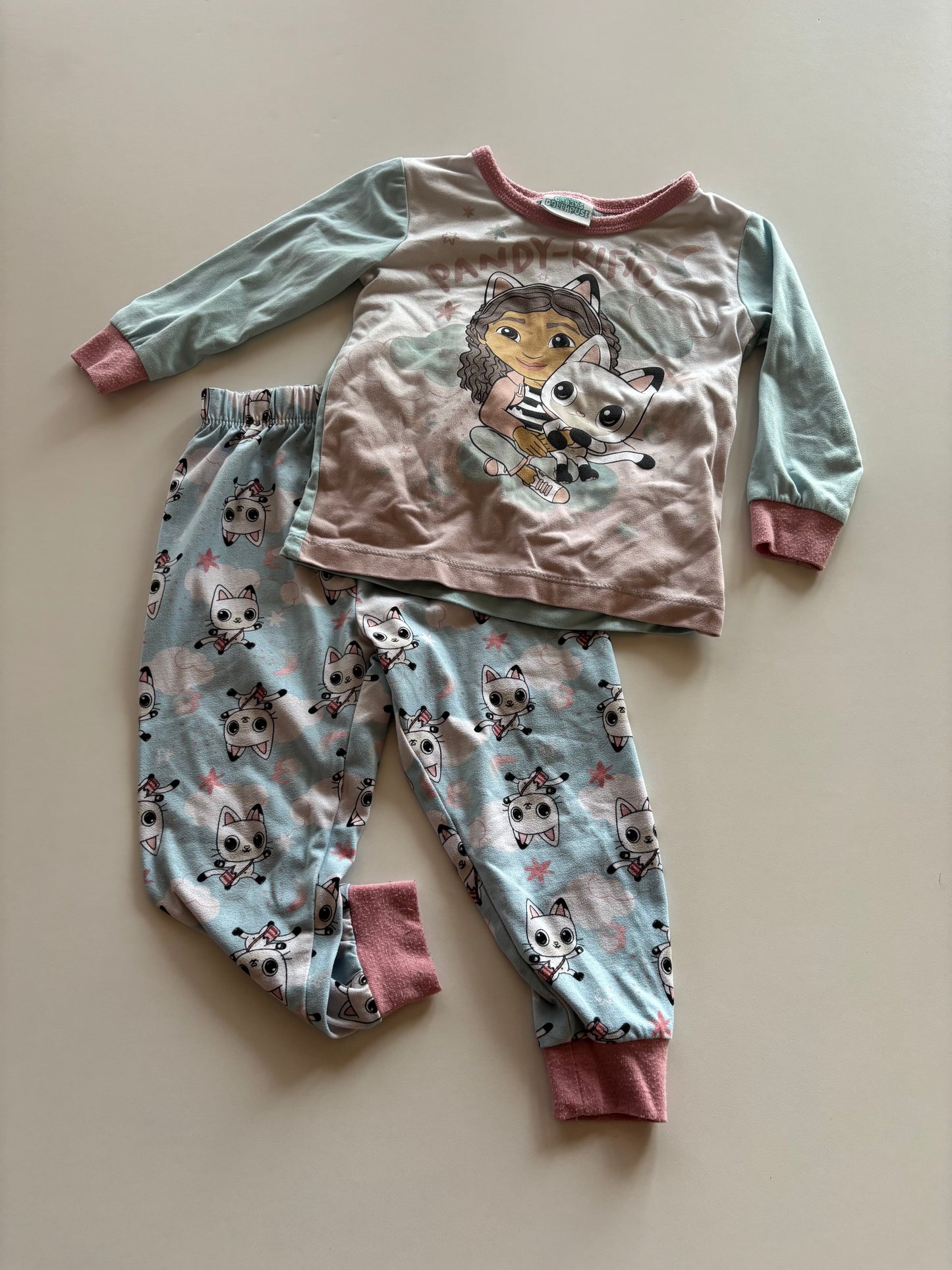 2pc Gabby's Dollhouse Pajamas