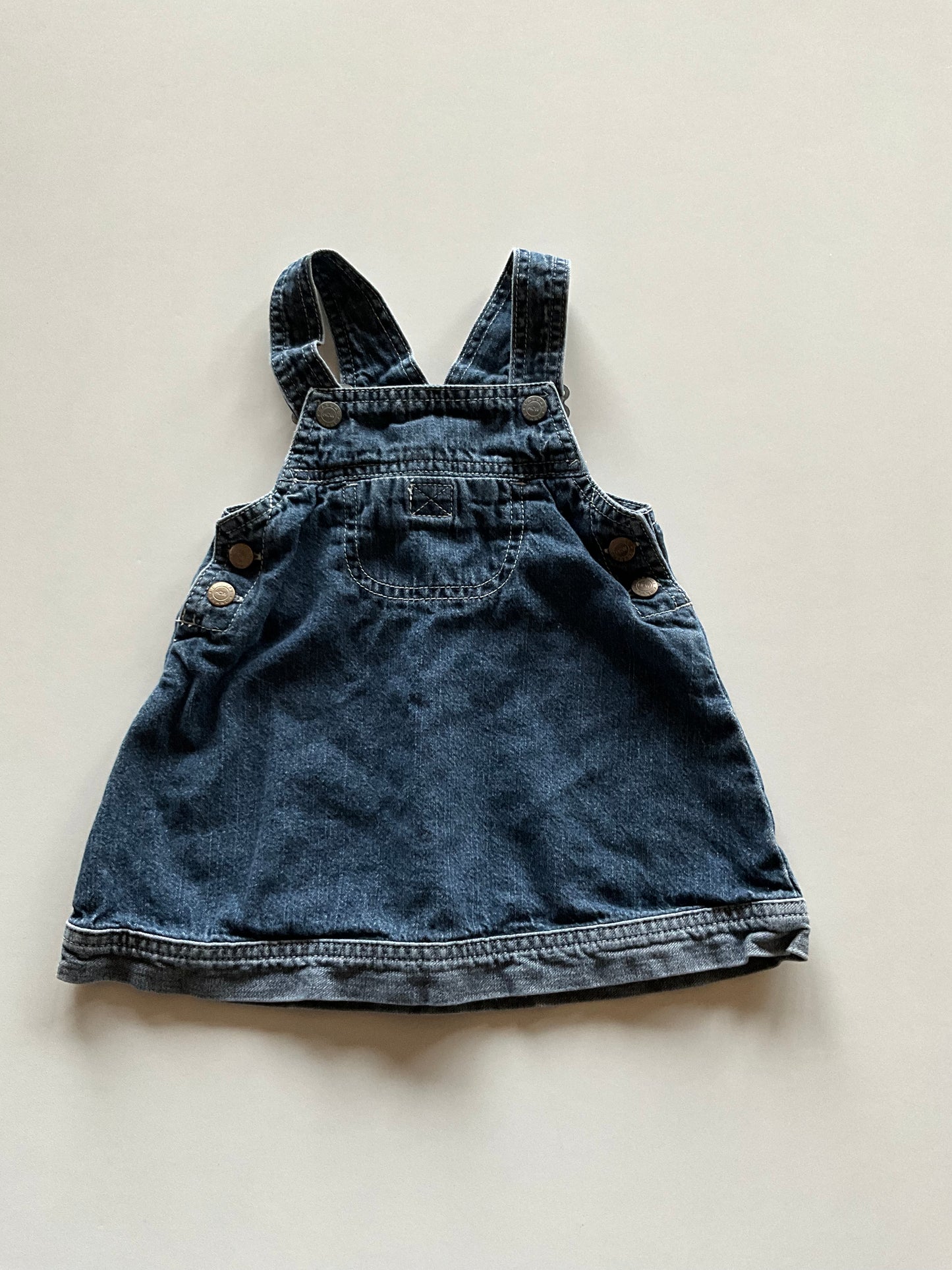 Denim Overall Skirt