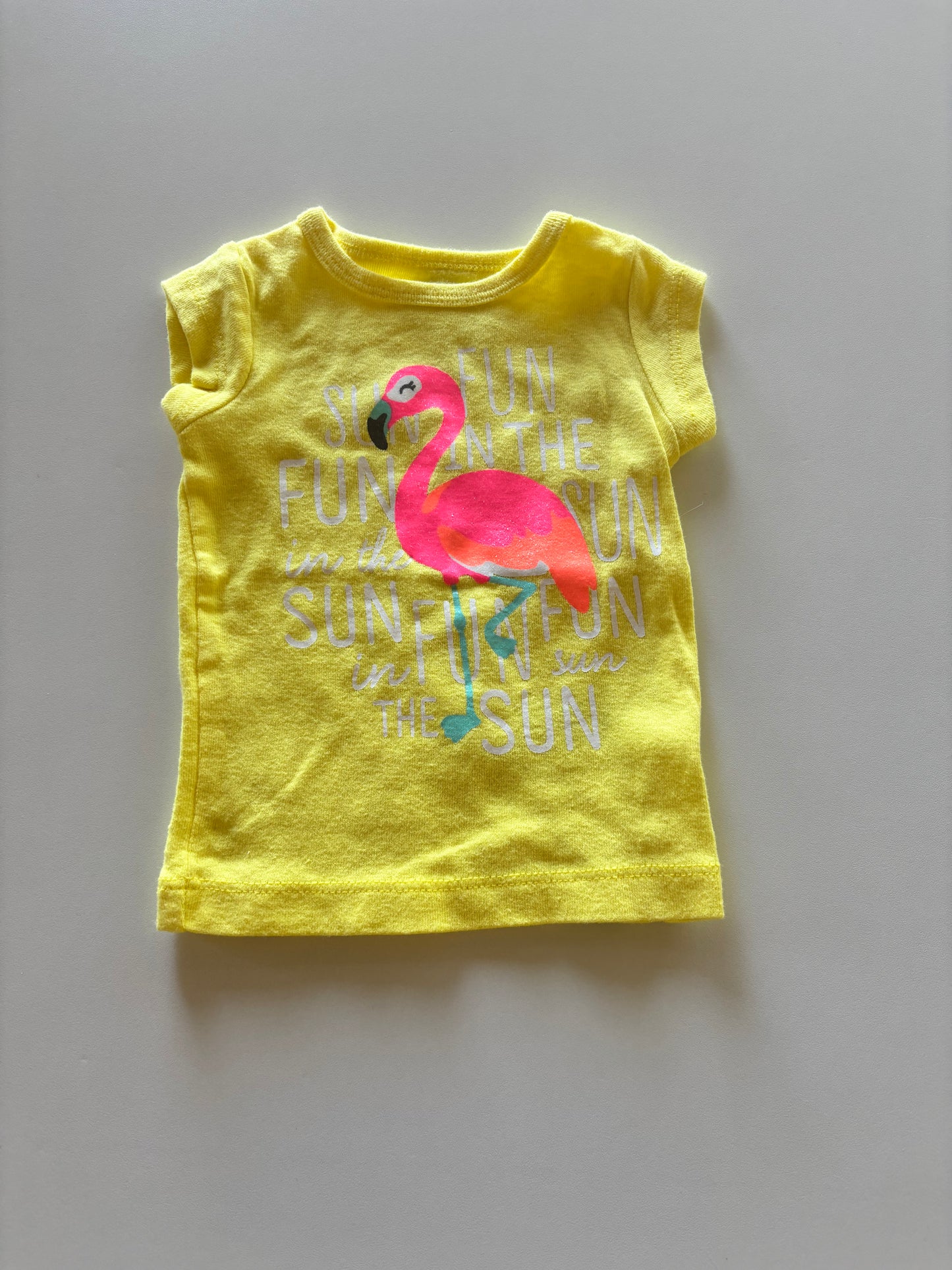 Yellow Flamingo Tee