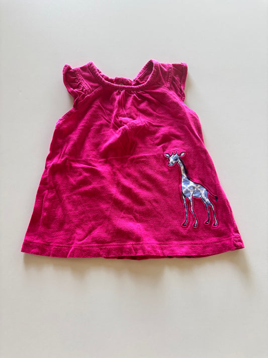 Pink Giraffe Tank