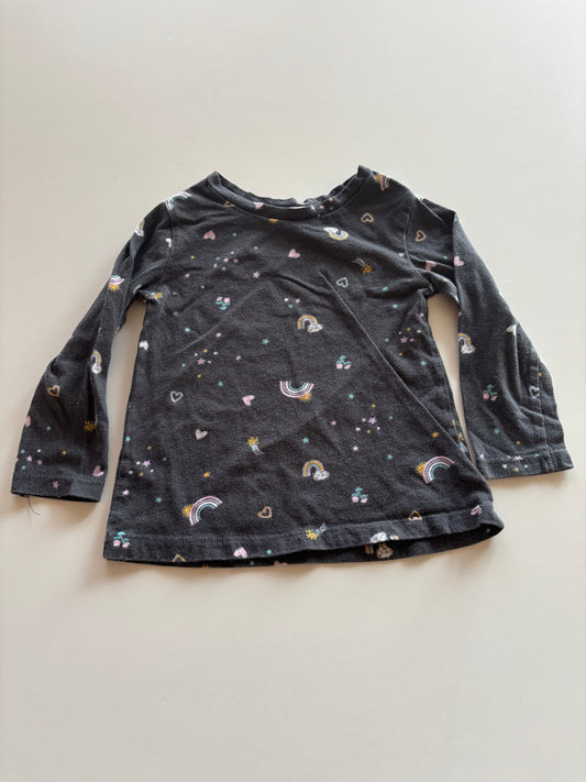 Charcoal Rainbow Shirt