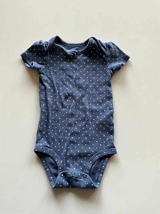 Blue Polka Dot Onesie