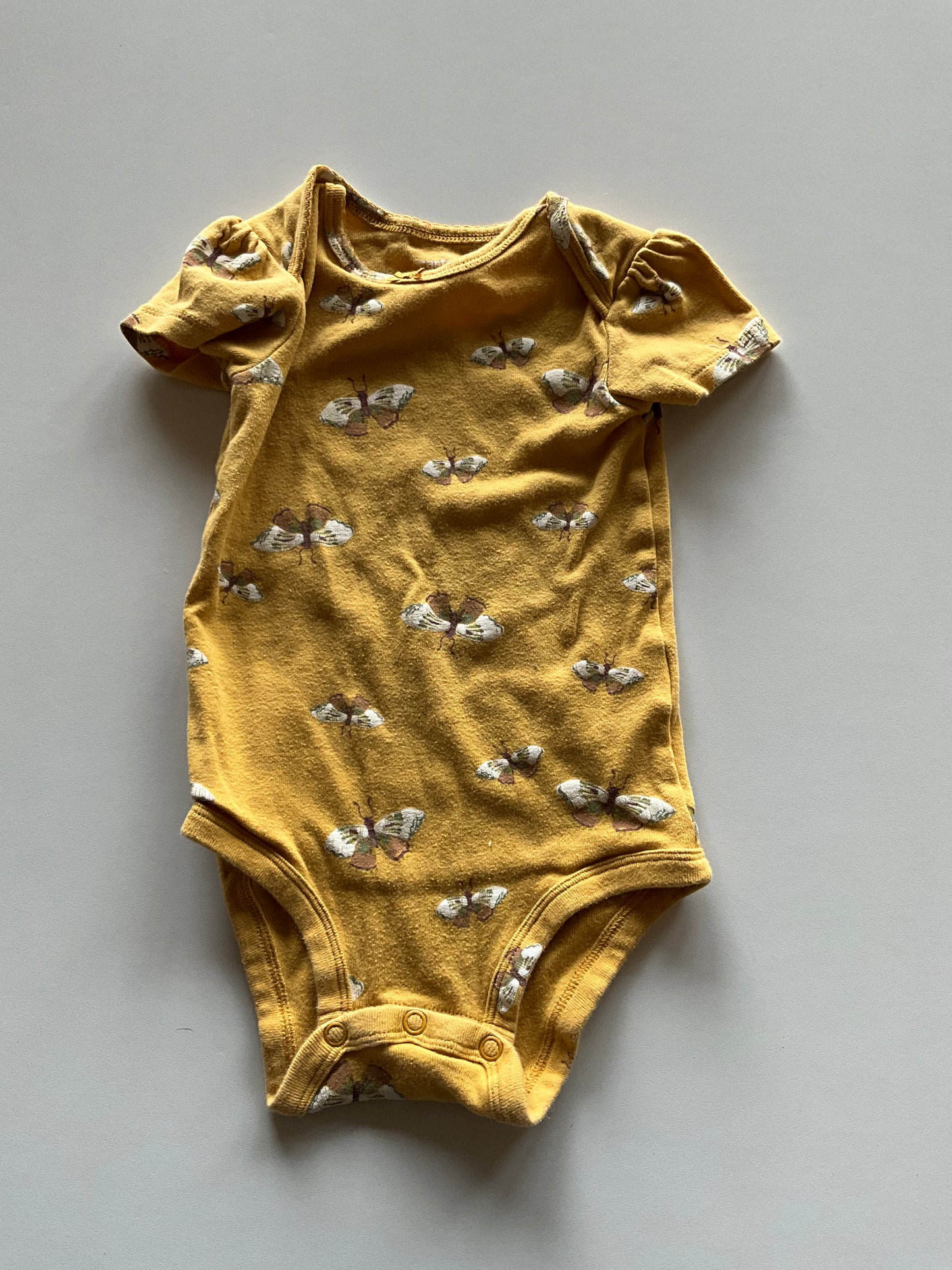 Yellow Moth Onesie