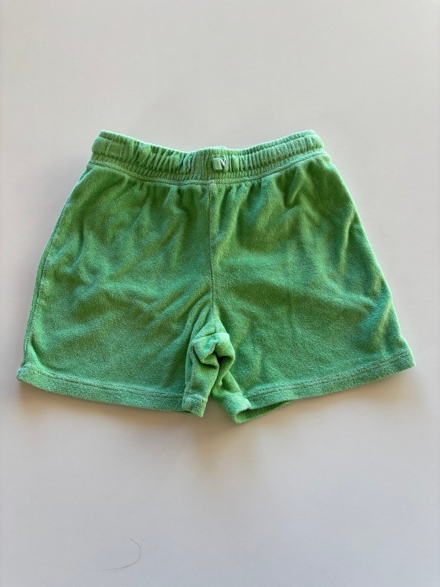 Green Terry Shorts