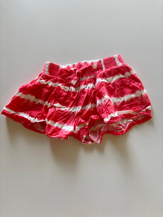 Pink & White Striped Shorts