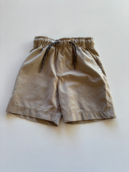 Tan Active Shorts