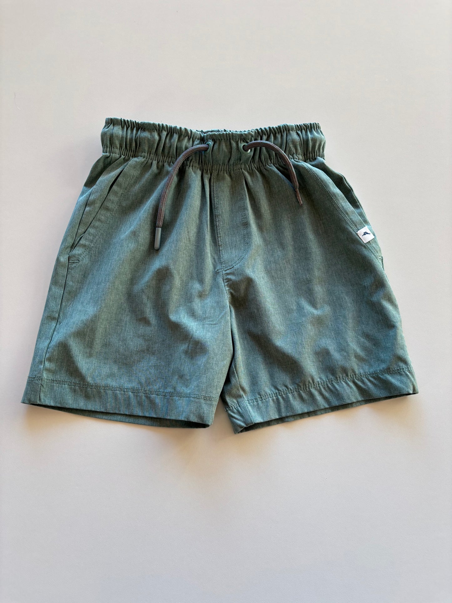 Green Active Shorts