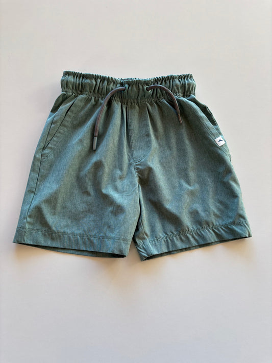 Green Active Shorts