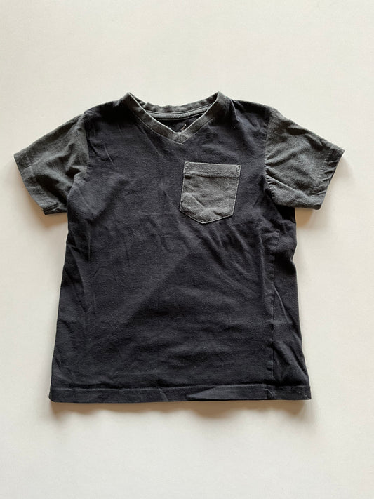 Black & Grey Pocket Tee