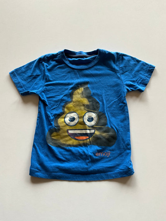 Blue Poop Emoji Tee