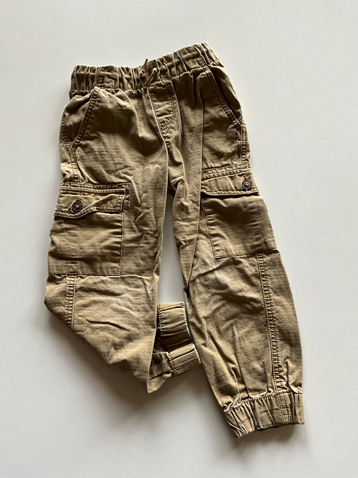 Tan Cargo Joggers